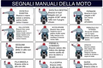 Gesti dei motociclisti